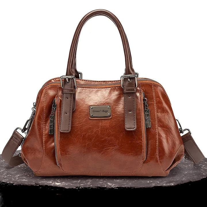 Silke™ | Luxe Leather Shoulder Bag
