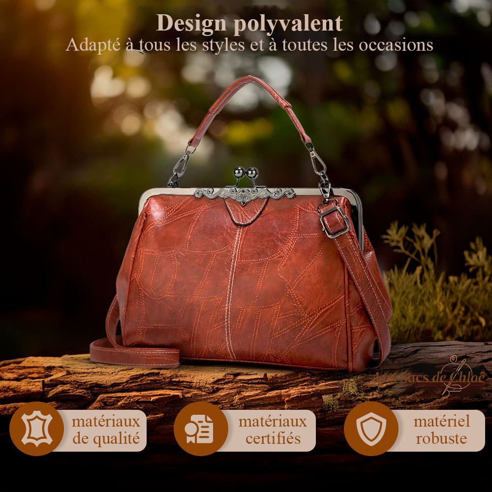 Johanna™ | Classic Charm Leather Shoulder Bag