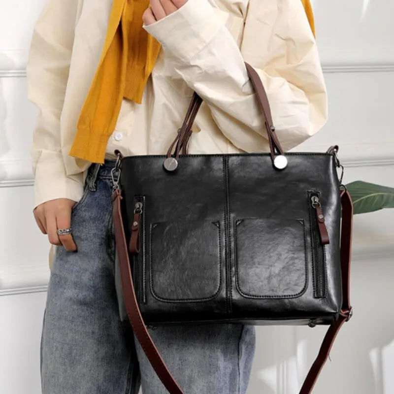 Amanda™ | Leather Shoulder Bag