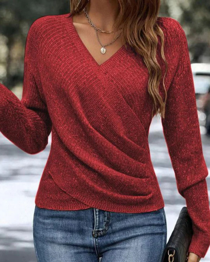 ALINE | Haut en tricot doux