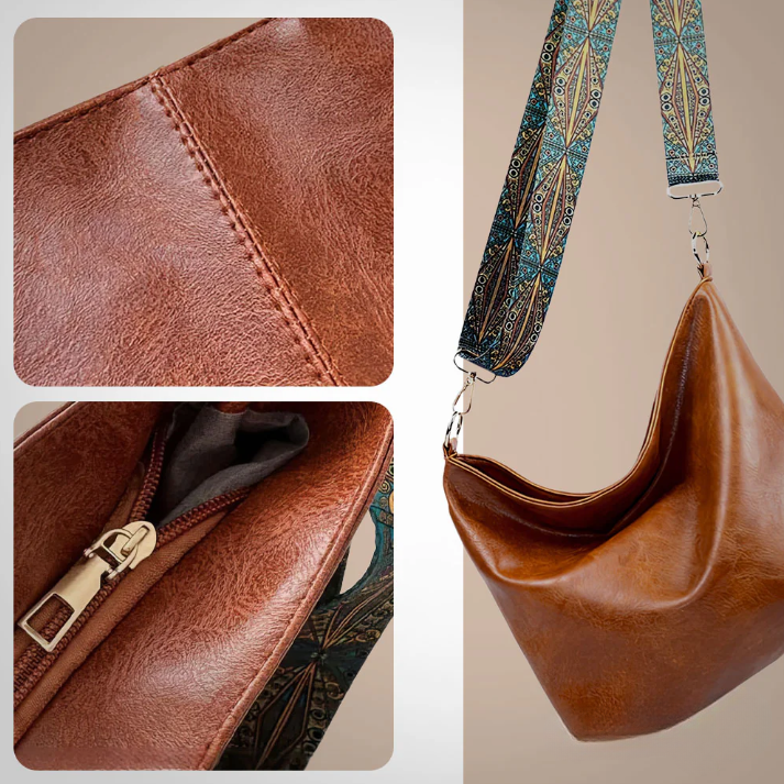 Agnes™ | Vintage Leather Shoulder Bag