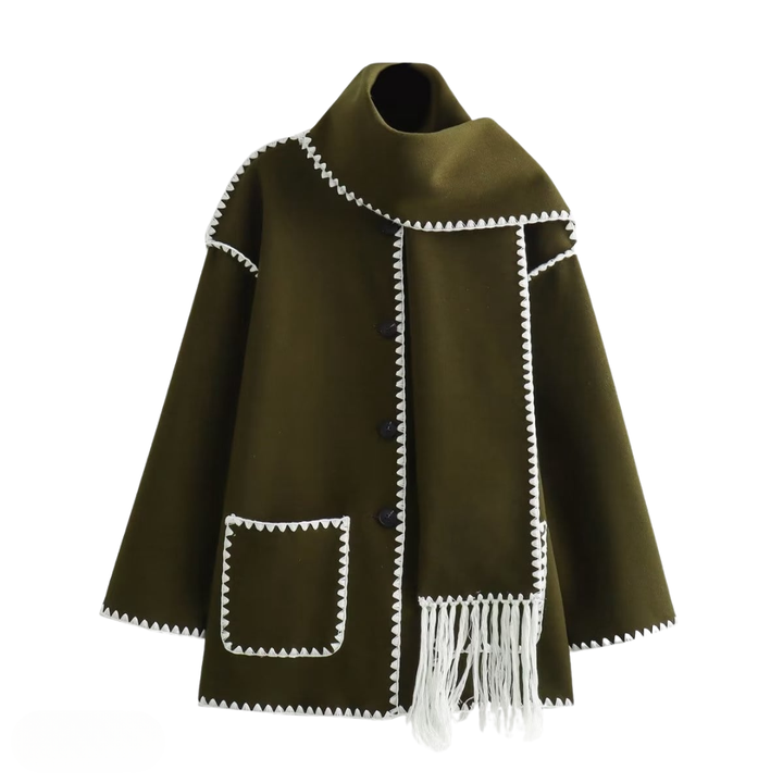 FREDERICA | Luxury coat with buttons