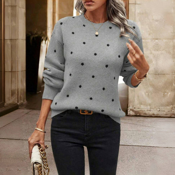 NANA | Polka Dot Knitted Sweater