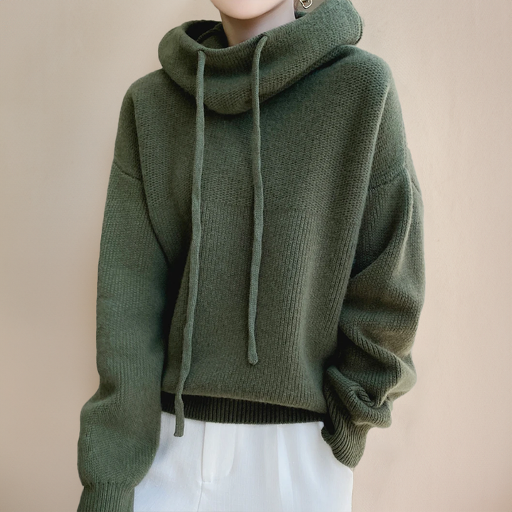MIRANDA | Oversized Knitted Hoodie