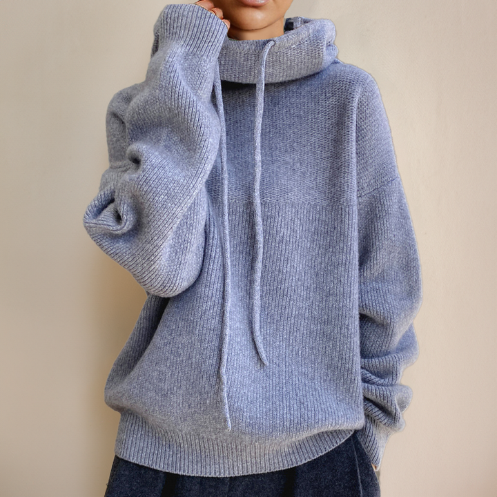 MIRANDA | Oversized Knitted Hoodie