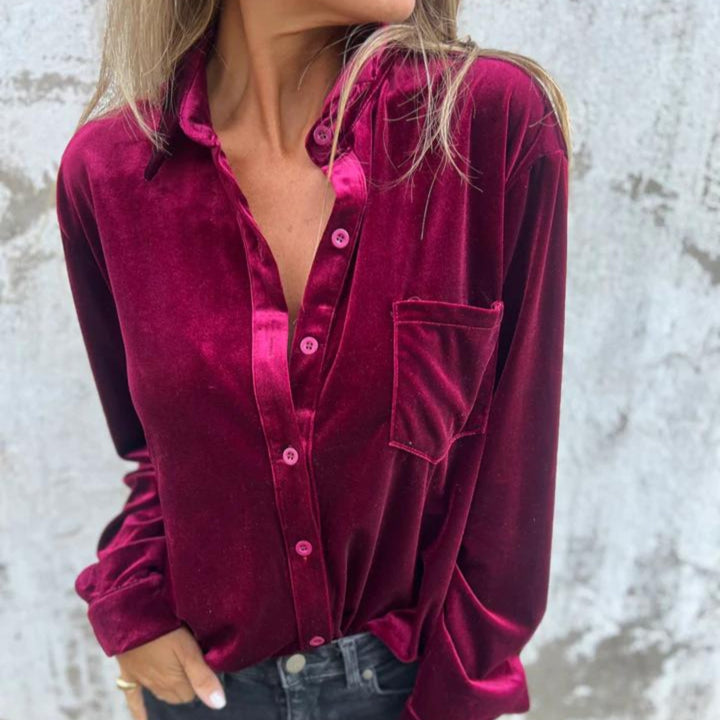 JULIETTE | Velvet shirt