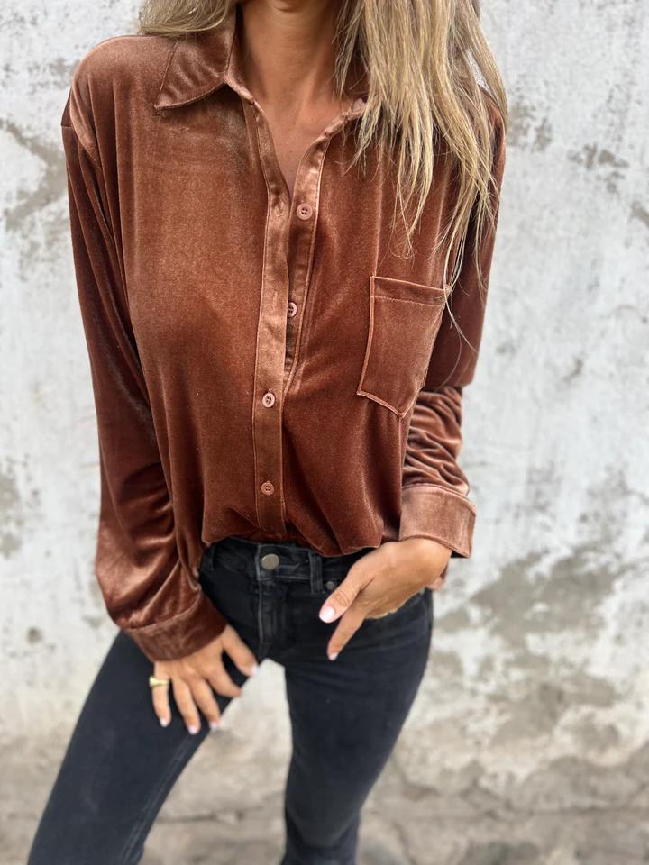 JULIETTE | Velvet shirt