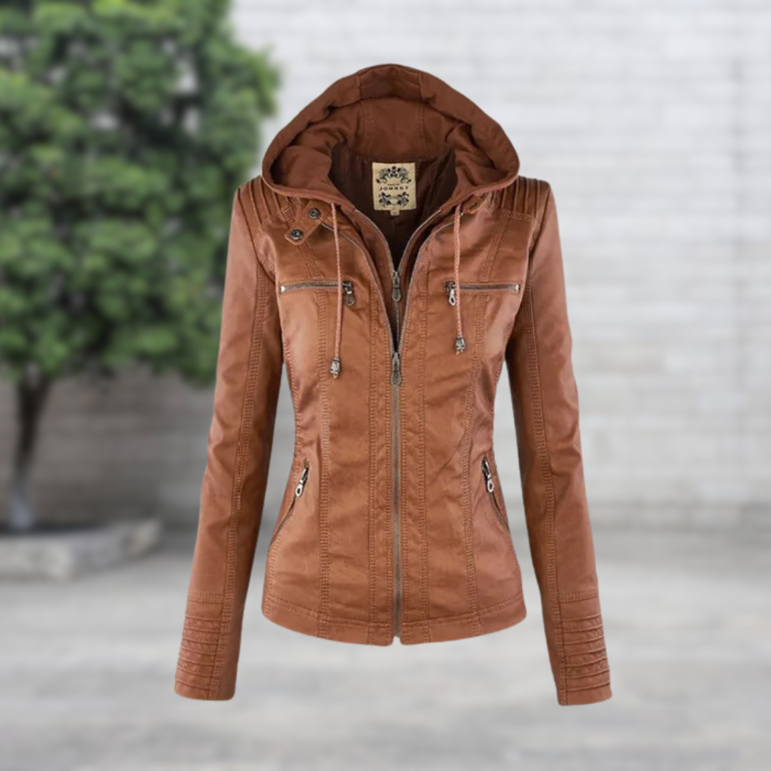 COSTANZA | Timeless vegan leather jacket.