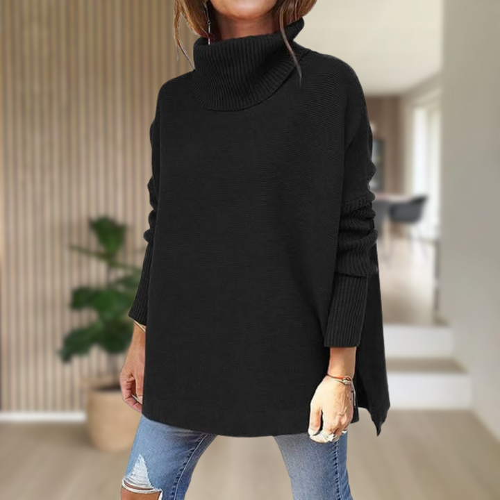ODETTA | Comfortable oversized turtleneck sweater