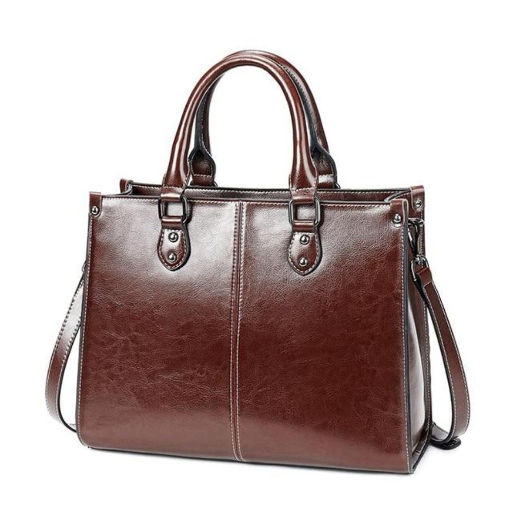 Grace™ | Classic Leather Tote Bag