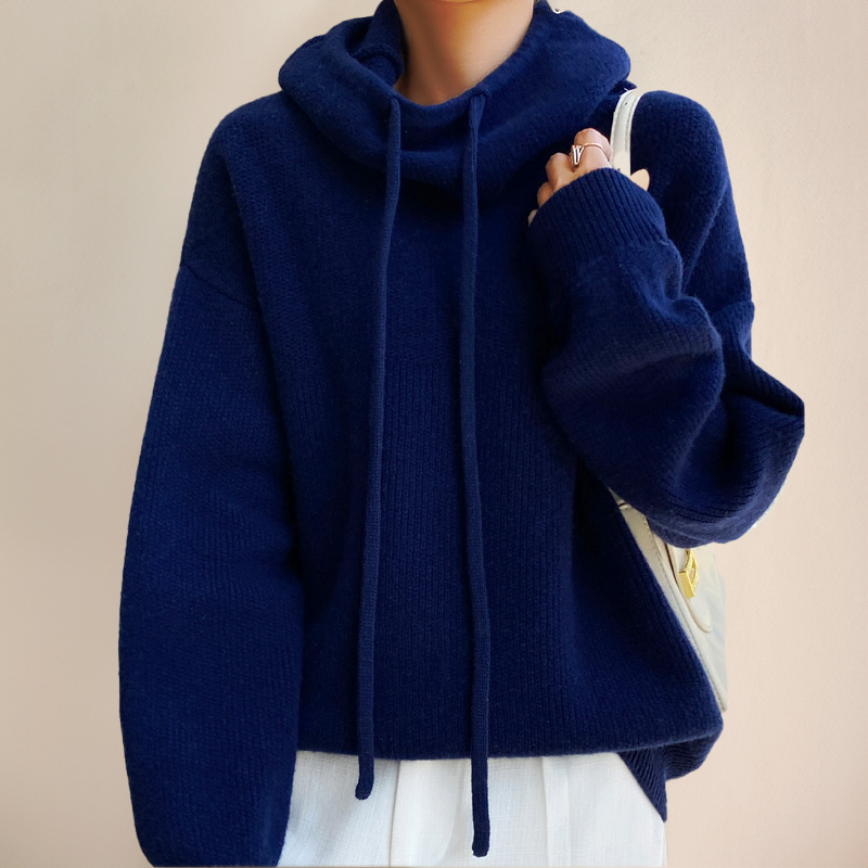MIRANDA | Oversized Knitted Hoodie